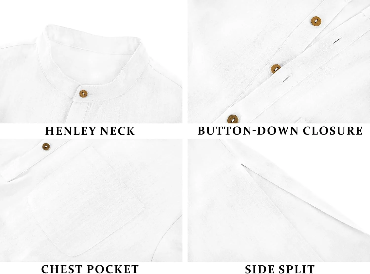 Mens Kurta Cotton Linen Henley Shirts Kaftan Short Sleeve Lounge Plain Gown Shirt