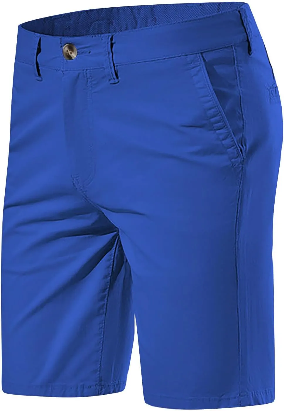 Mens Lounge Shorts with Pockets Casual Stretch Slim Fit Denim Shorts 6 Inch Inseam Summer Beach Linen Shorts