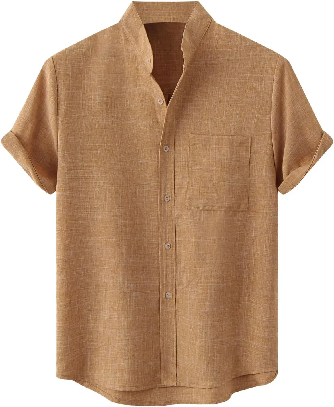 Mens Short Sleeve Button Down Shirts Textured Wrinkle Free Business Casual Work Dress Shirt Summer Tshirt Outfits Clothes