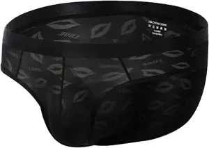 Men's Stretch Underwear Support Briefs Wide Waistband Multipack Y Briefs for Men