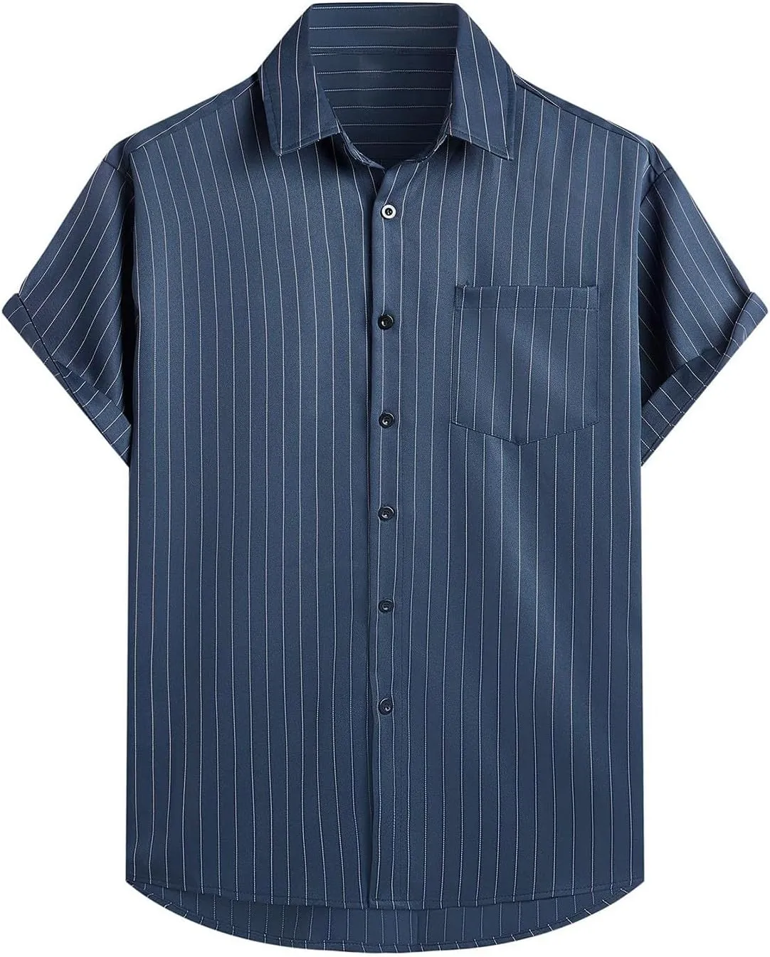 Mens Summer Shirts Dry Fit Short Sleeve Tops Buttons Casual Golf T-Shirt for Men Slim Fit Pack Outdoor Performance