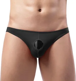 Mens Underwear Fashion Sexy Adult Low Rise Mens Open Hip Polyester Triangle Pants