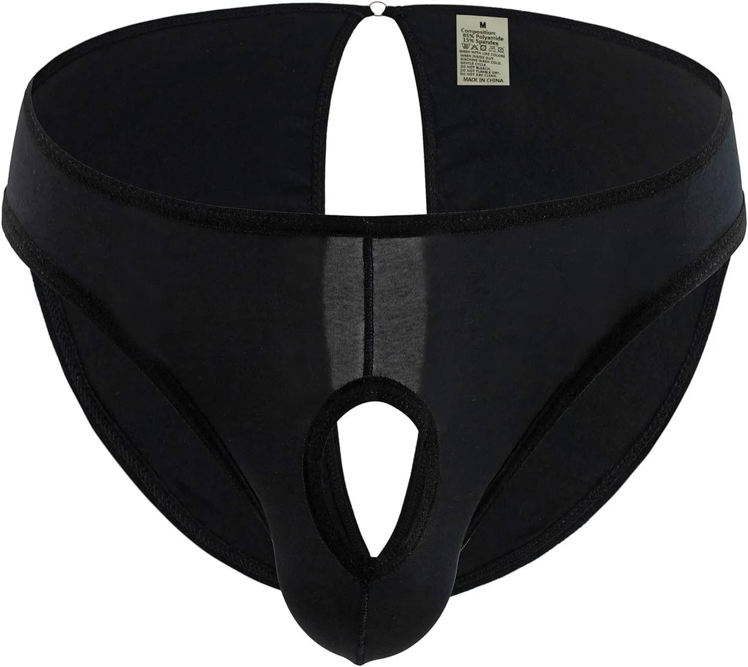 Mens Underwear Fashion Sexy Adult Low Rise Mens Open Hip Polyester Triangle Pants