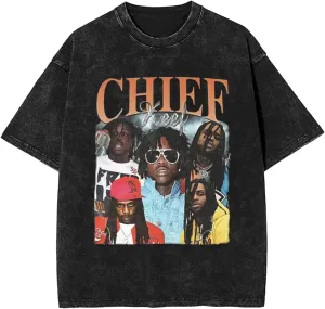 Mens Vintage Oversized Casual Drop Shoulder T-Shirt Loose Tee Tops