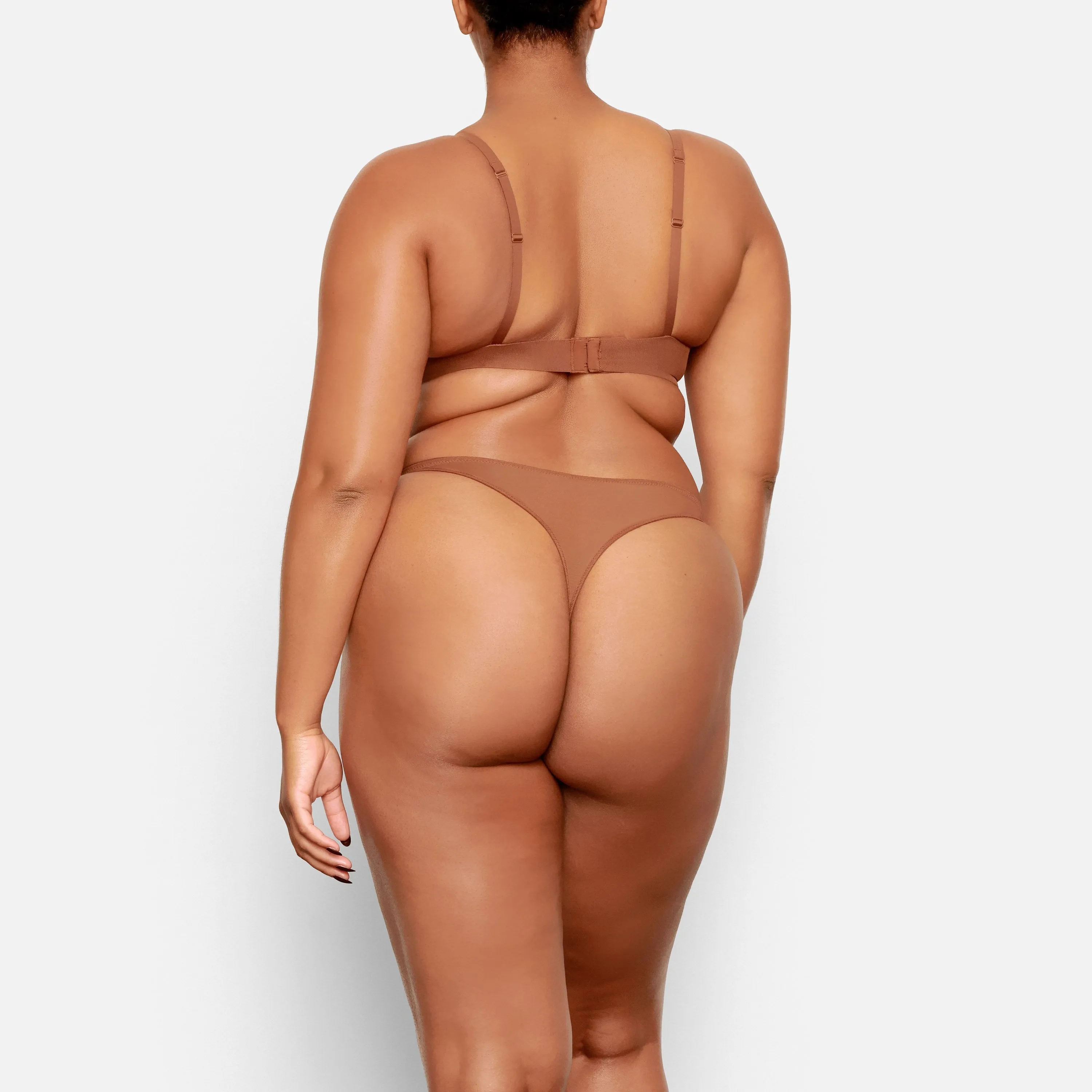 MESH ONE WIRE PLUNGE BRA | JASPER