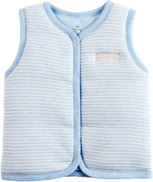 Monvecle Baby Cotton Warm Vests Unisex Infant to Toddler Padded Waistcoat