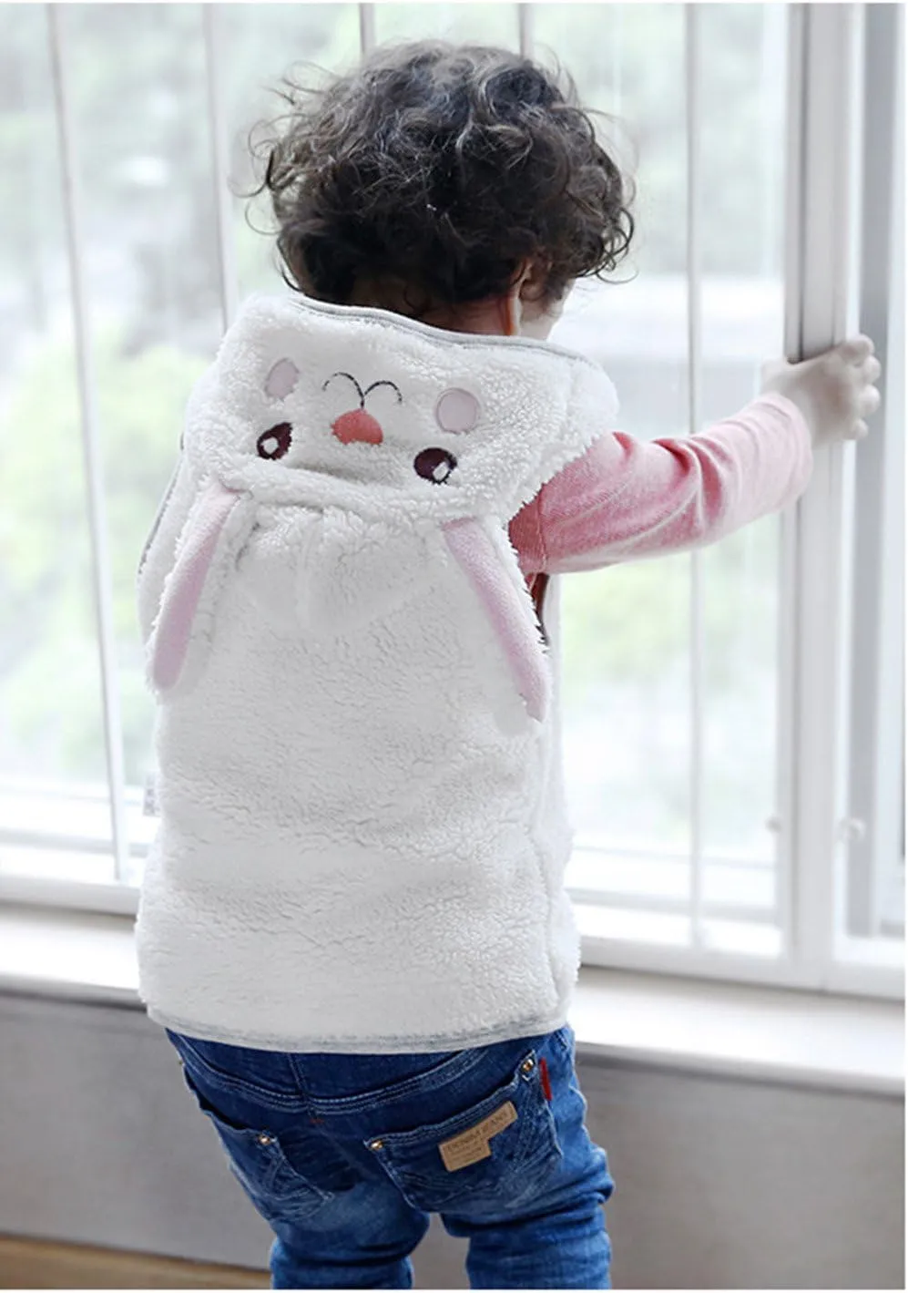 Monvecle Baby to Toddler Hooded Vests Unisex Infants Sleeveless Padded Waistcoat