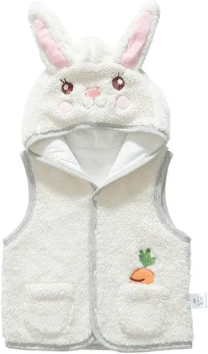 Monvecle Baby to Toddler Hooded Vests Unisex Infants Sleeveless Padded Waistcoat