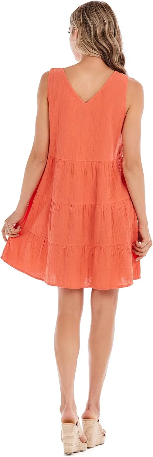 Mud Pie Women's Mindy Tiered Dress
