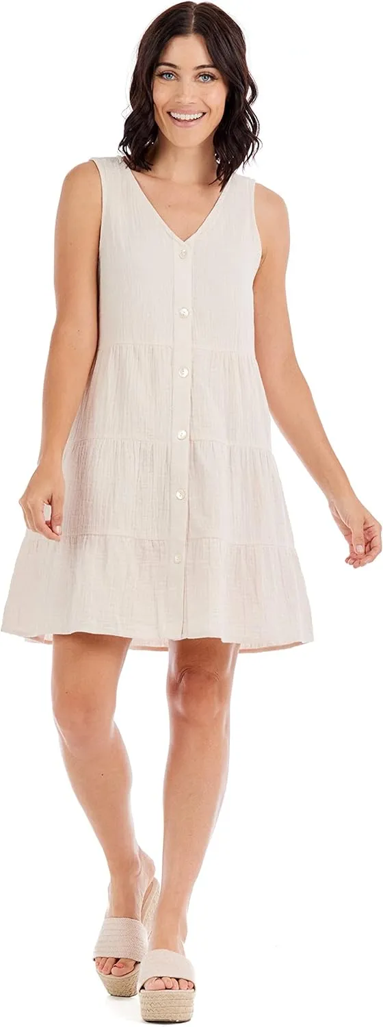 Mud Pie Women's Mindy Tiered Dress