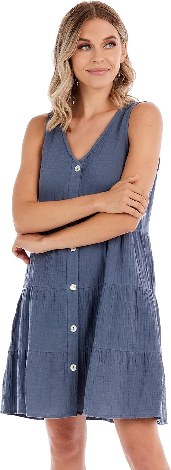 Mud Pie Women's Mindy Tiered Dress