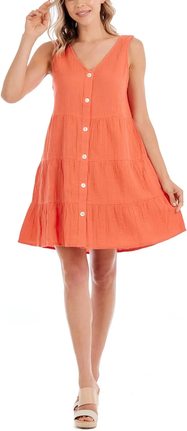Mud Pie Women's Mindy Tiered Dress