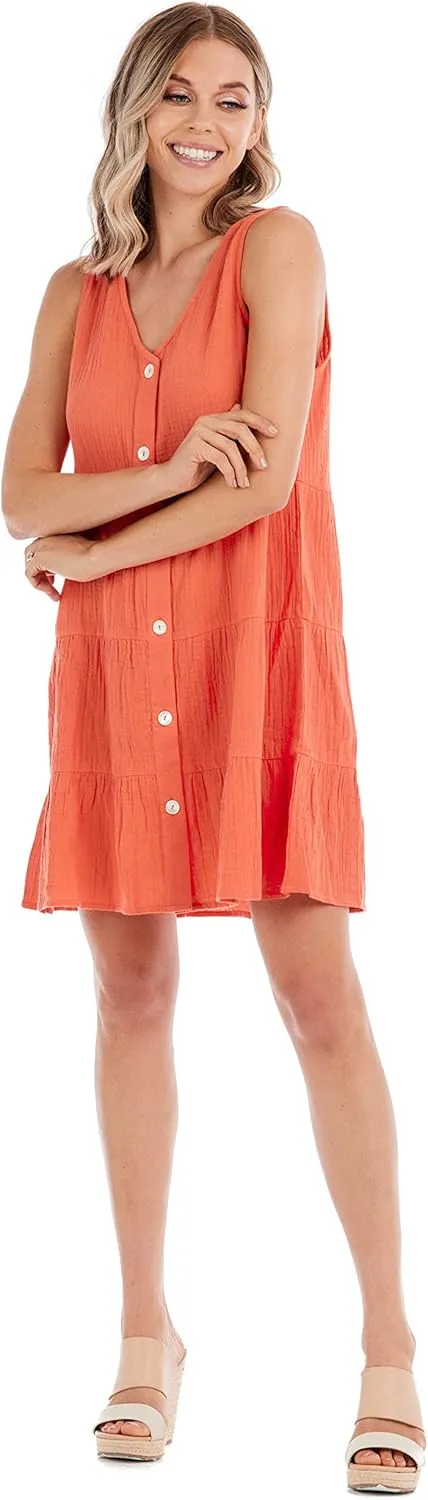 Mud Pie Women's Mindy Tiered Dress
