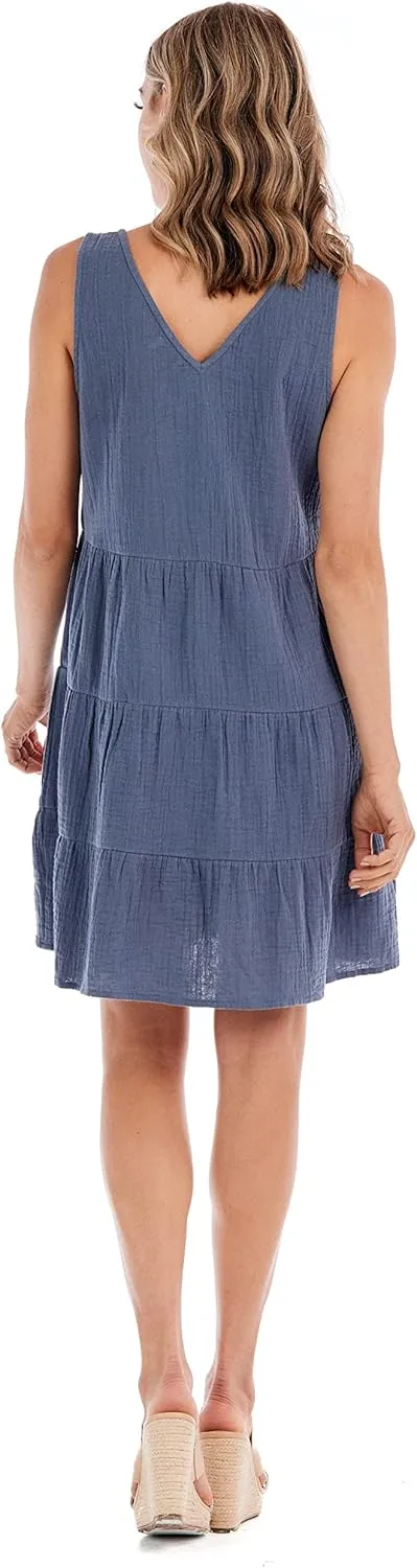 Mud Pie Women's Mindy Tiered Dress