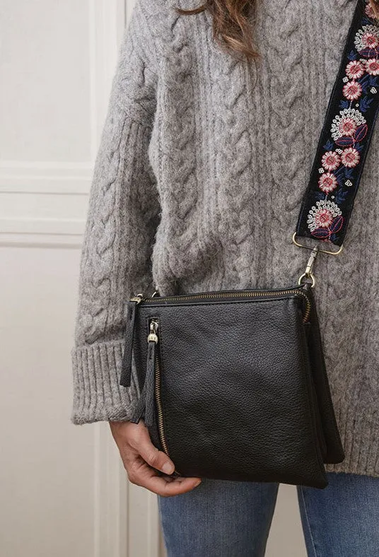 MULTI POCKET CROSSBODY COMPACT BAG