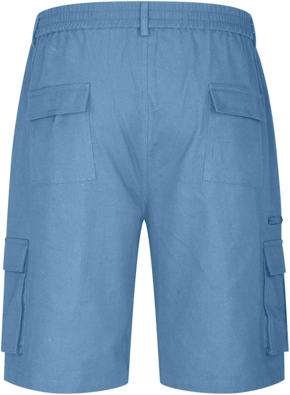 Muscularfit Tactical Shorts for Men 2024 Casual Multi Pockets Elastic Waist Chino Cargo Shorts Summer Athletic Beach Shorts