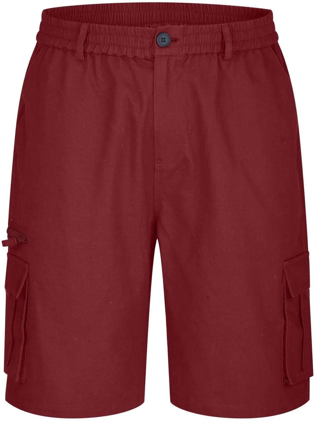 Muscularfit Tactical Shorts for Men 2024 Casual Multi Pockets Elastic Waist Chino Cargo Shorts Summer Athletic Beach Shorts