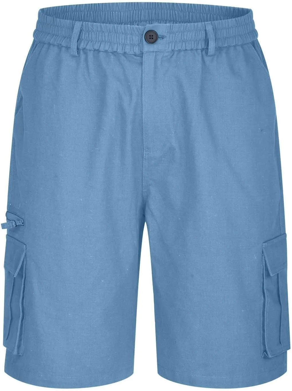 Muscularfit Tactical Shorts for Men 2024 Casual Multi Pockets Elastic Waist Chino Cargo Shorts Summer Athletic Beach Shorts