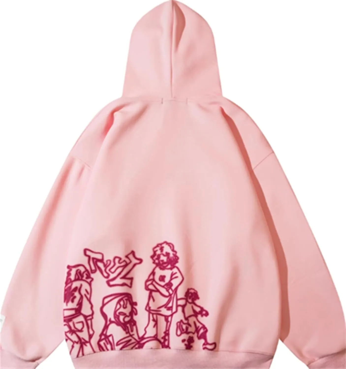 Oversized Casual Pullover Hoodie for Women Long Sleeve Y2K Gpth Harajuku Streetwear Sweatshirt