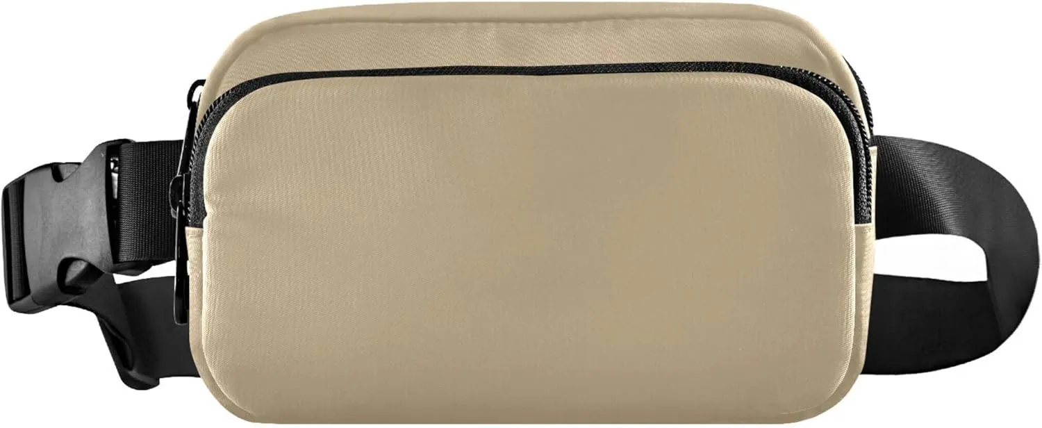 Pale Ocre Womens Fanny Pack Hip Bag Belt Purse Waterproof Cartoon Waist Purse for Women