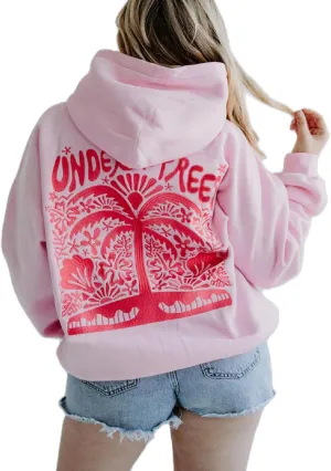 Preppy Embroidery Flower Hoodie for Teen Girl Y2k Women Long Sleeve Oversized Vintage Graphic Pullover Sweatshirt