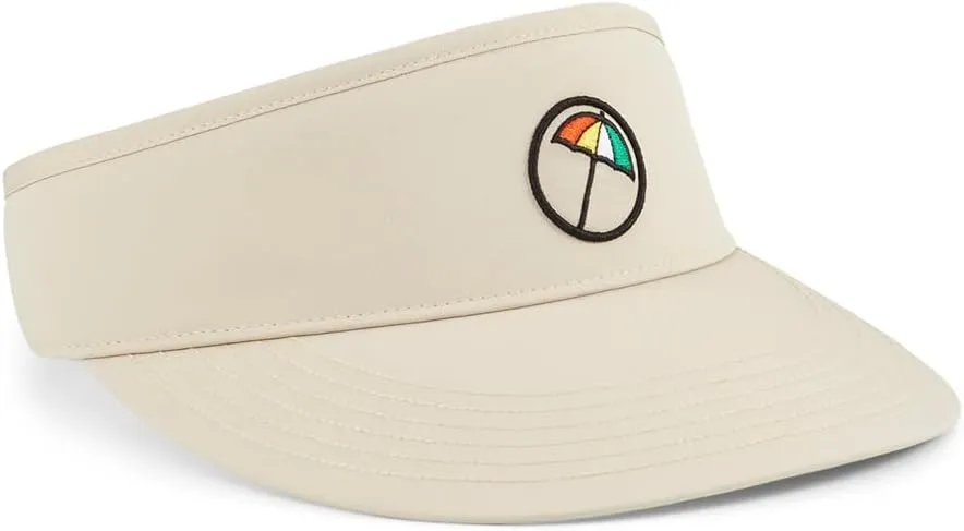 PUMA NEW Arnold Palmer High Crown Tech Visor Adjustable Hat Cap - Putty