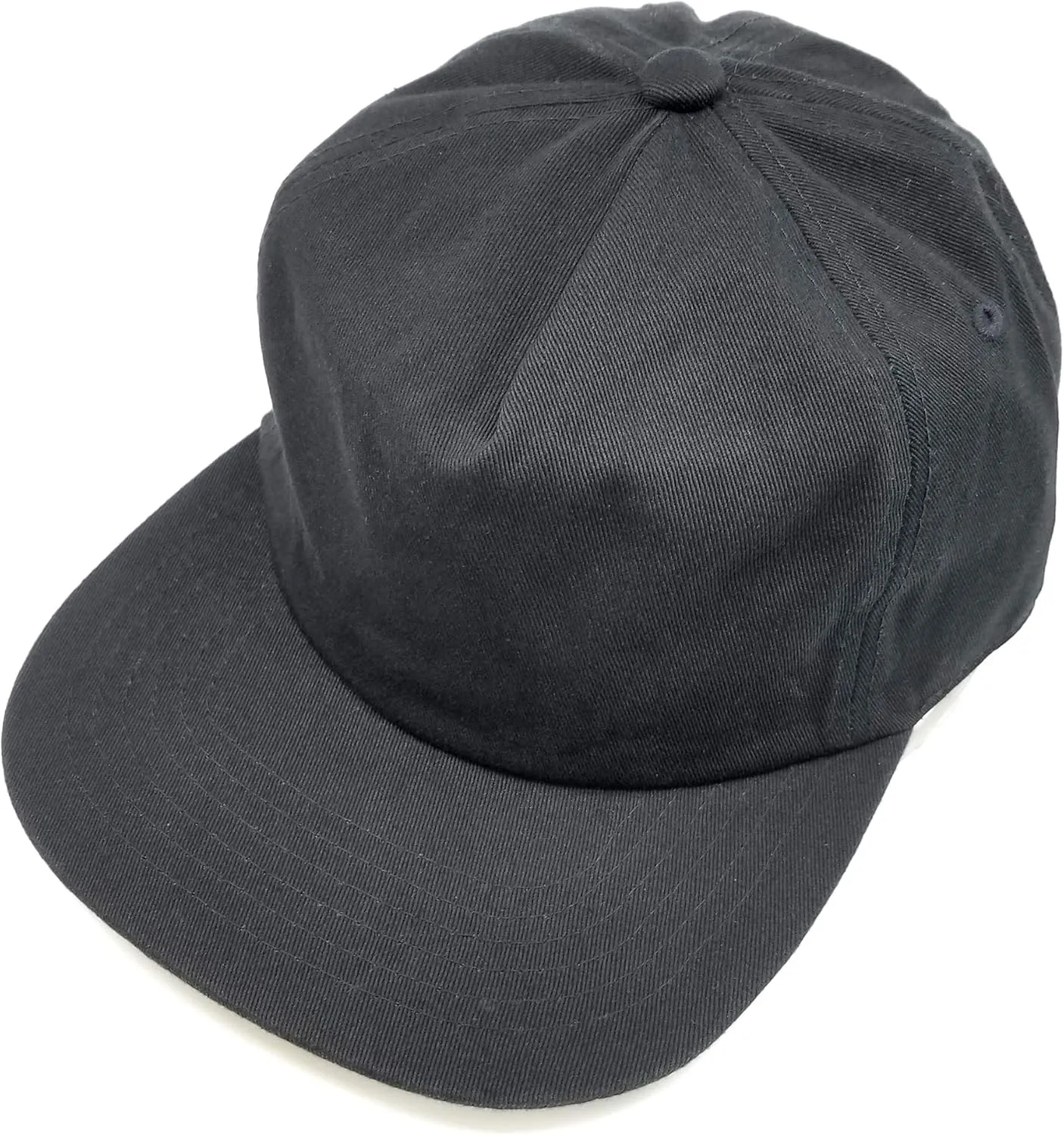 Quality 5 Panel Mid Crown Cotton Vintage Painters Hat Buckle Strap Adjustable Men Women Unisex Flat Visor #2015