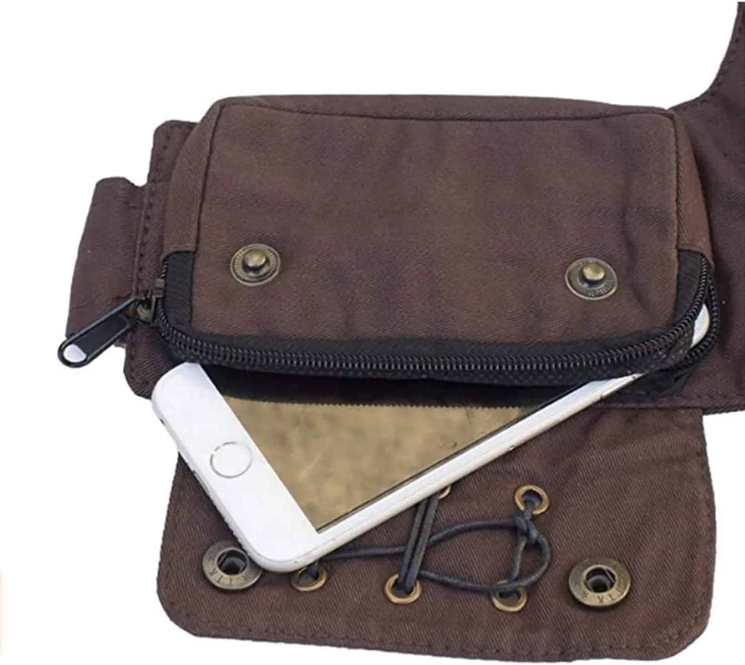 Renaissance Bag Ren Faire Accessories Festival Bag Fanny Pack for Women Thigh bag for Women Lace Waist Bag Utility Hip Belt Waist Bags Womens Renaissance Accessories