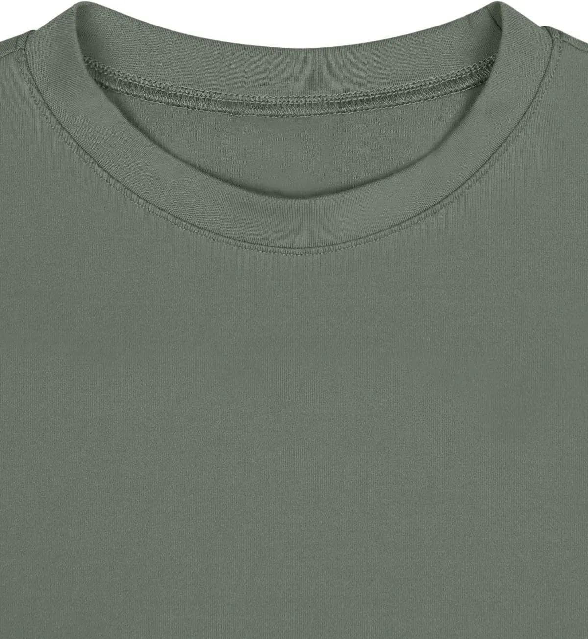 REORIA Womens Summer Crewneck Short Sleeve Cotton Tunic Tops Loose Fit Solid T Shirts 2025 Basic Tees