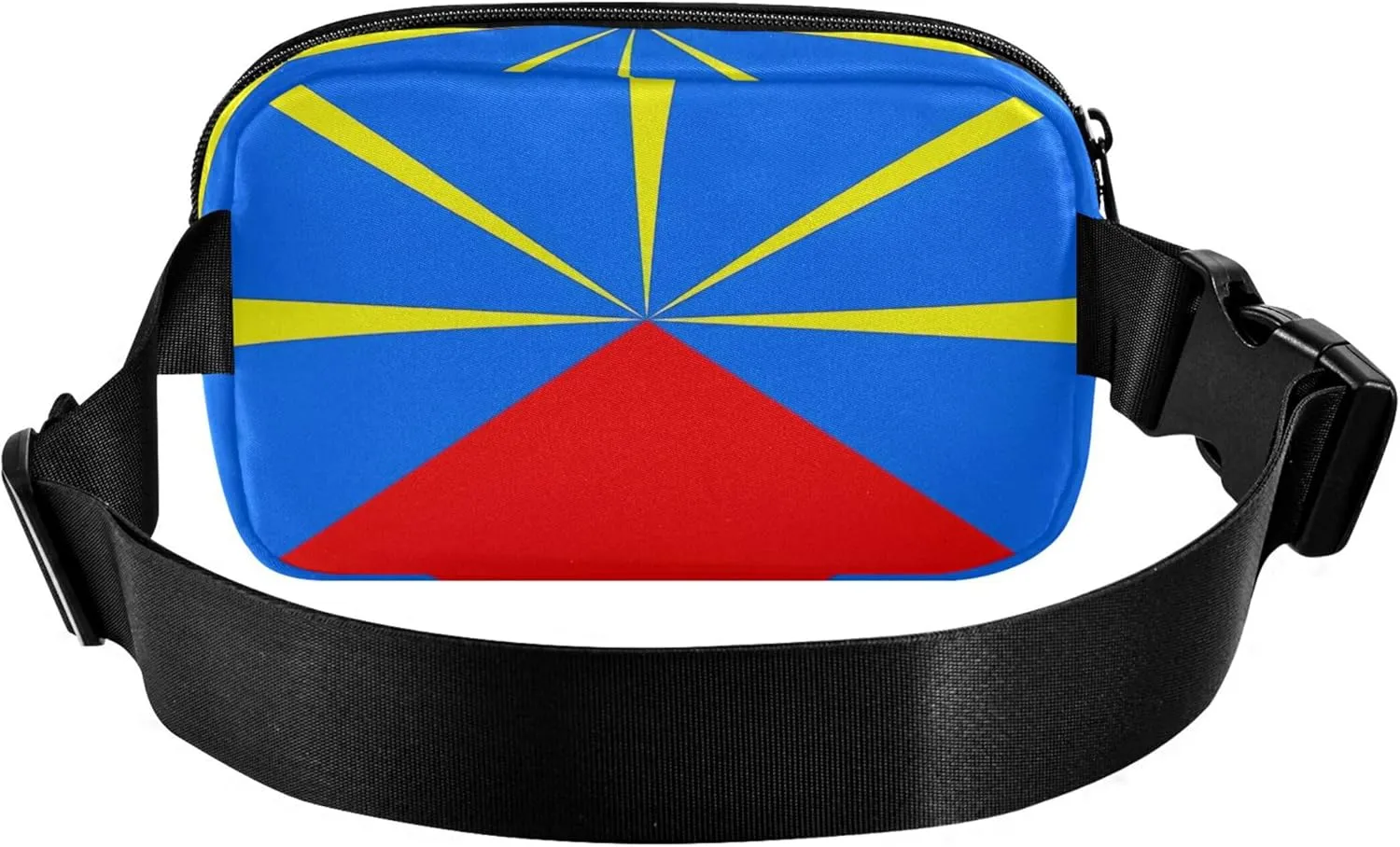 Reunion Island Flag Women Fanny Pack Hip Pack Belt Bag Waterproof Designer Crossbody Waist Purse