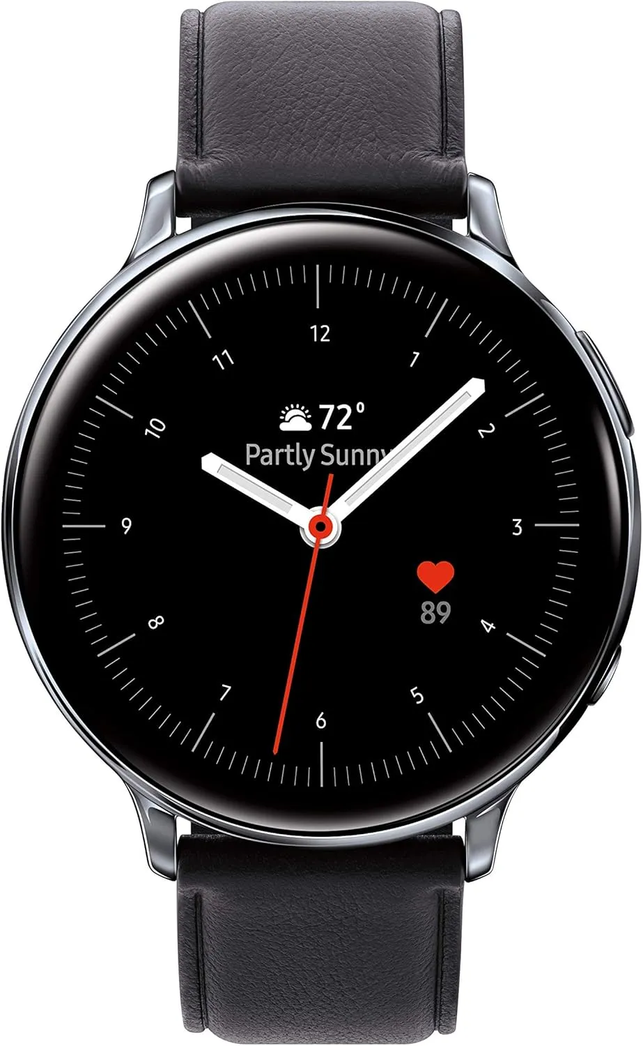 Samsung Galaxy Watch Active2 (44mm), Heart Rate Monitor, Silver (LTE Unlocked) - SM-R825USSAXAR (US Version & Warranty) (Renewed)