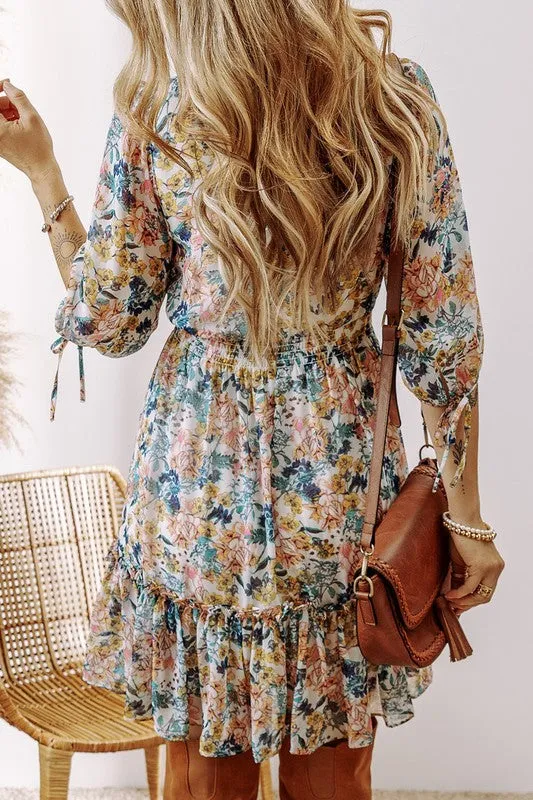 Show Time Floral Print Dress