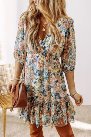 Show Time Floral Print Dress