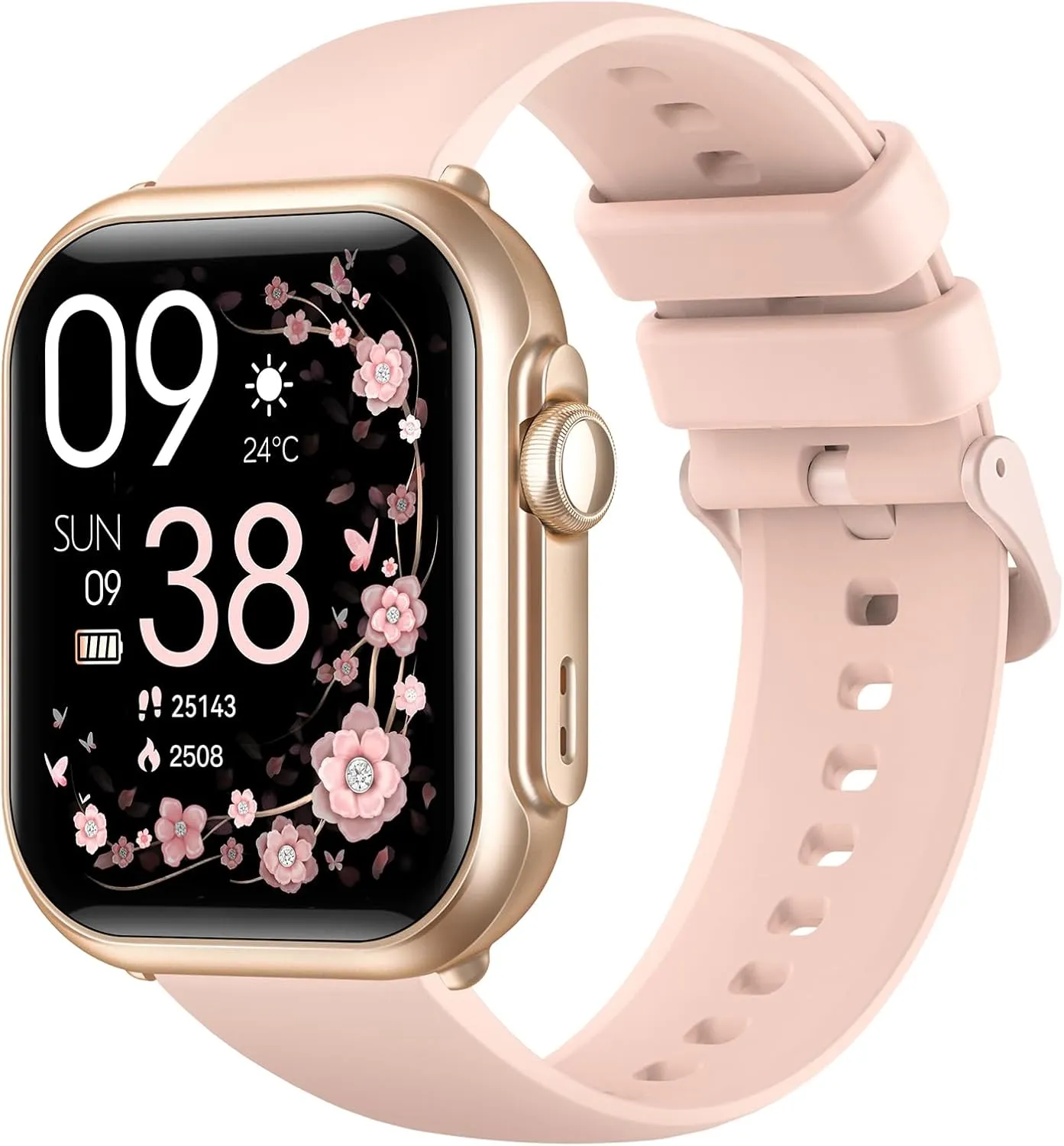 Smart Watches for Men Women: Smart Watch with 1000mAh 100 Day Battery Life Bluetooth Call Heart Rate Blood Pressure SpO2 Sleep Monitor 120  Sports 5ATM Pedometer for iPhone Android Phones