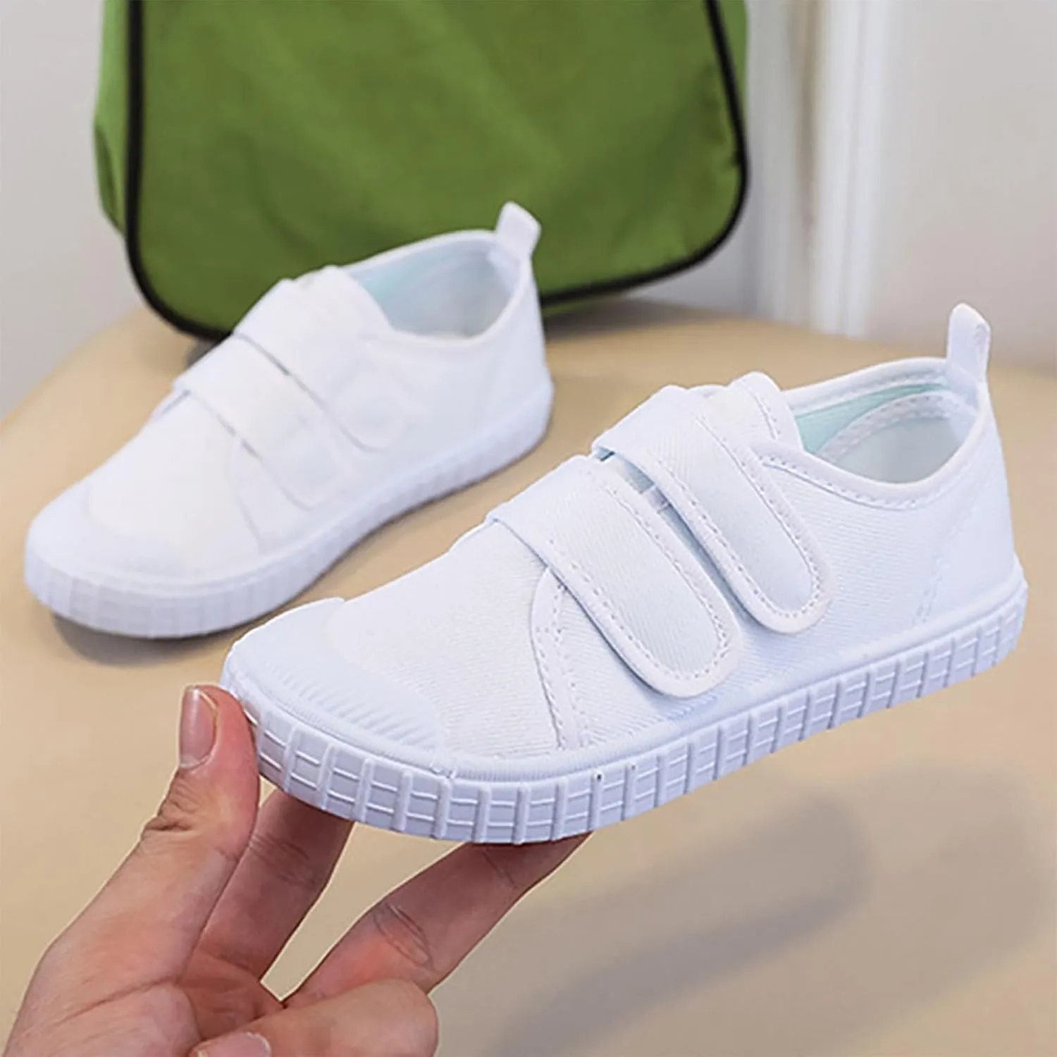 Sneaker Toddler Baby Boy Girl Shoes Flat Shoes Bao Head One Foot Off Girl Canvas Shoes Baby Soft Tights Shoes