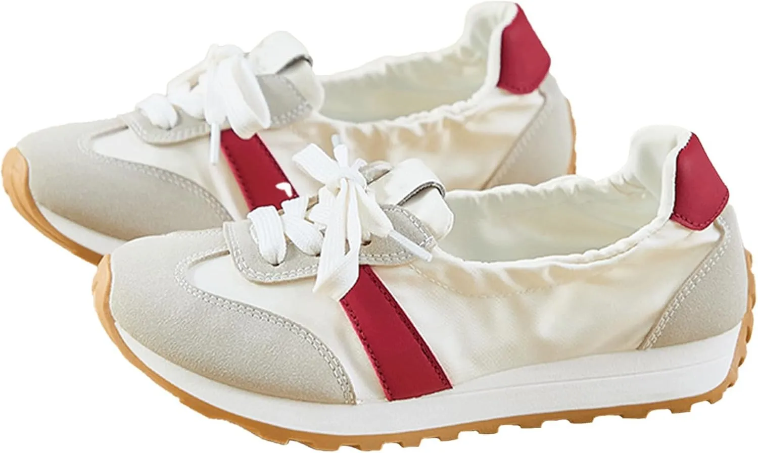 Sneakers for Women Comfortable Wide Widths Shoes Non-Slip Casual Walking Shoes Sporty Tennis Running Sneaker Comfy Nursing Flats Breathable Slip On Sneakers