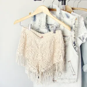 Soft Light Lace Shorts