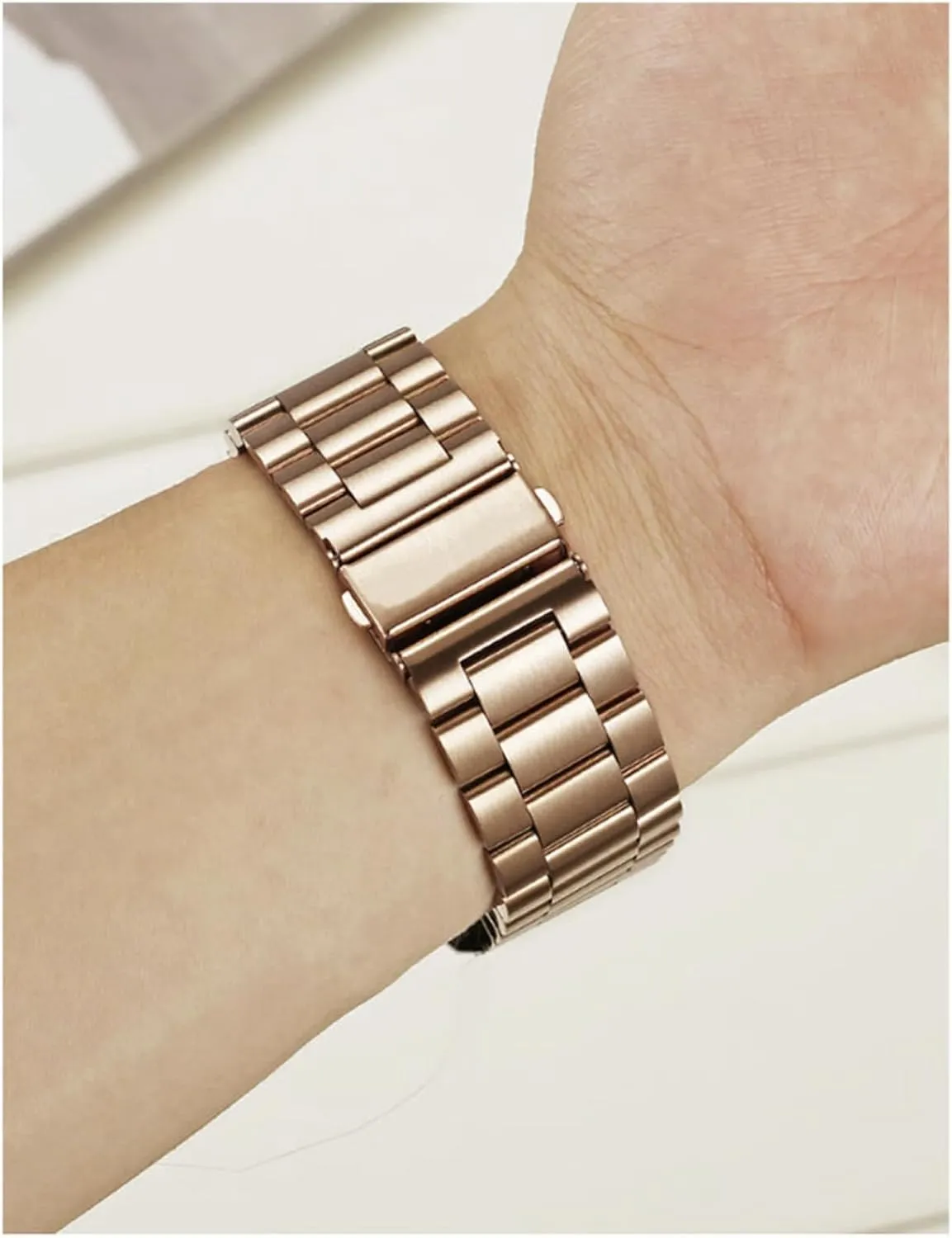 Stainless Steel Watch Band Quick Release Premium Brushed Matte Metal Watch Strap Bracelet 16mm 18mm 20mm 22mm 24mm Universal Stainless Steel Smartwatch Replacement Band Strap Men Women