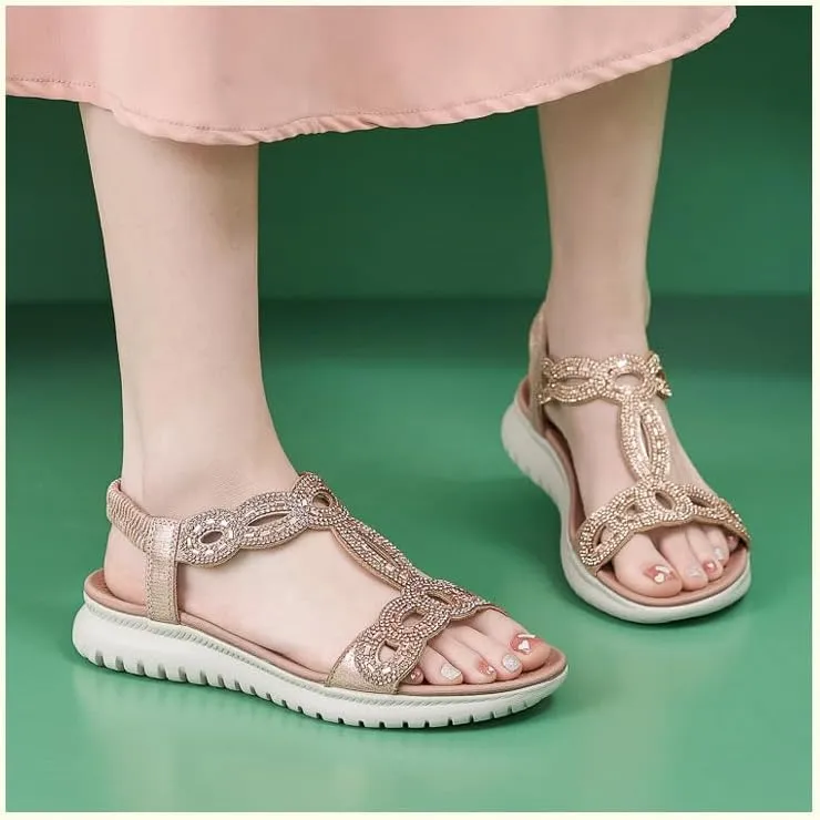 Summer women's casual sandals, light and sporty outdoor shoes