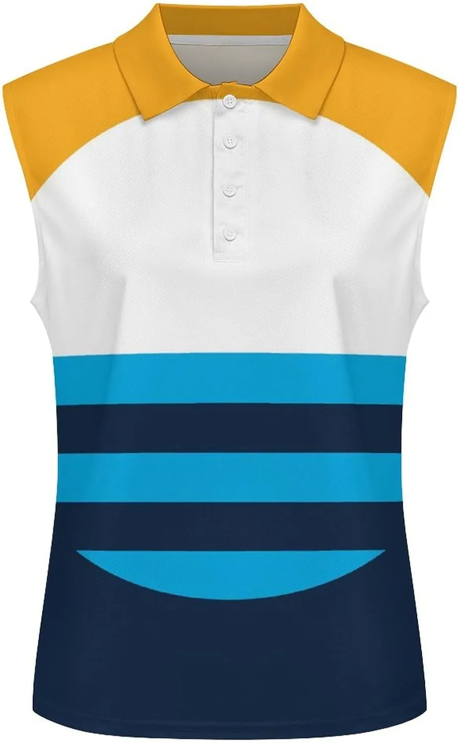 The People's Flag of Milwaukees Women's Sleeveless Golf Polo Shirts Athletic Tank Tops
