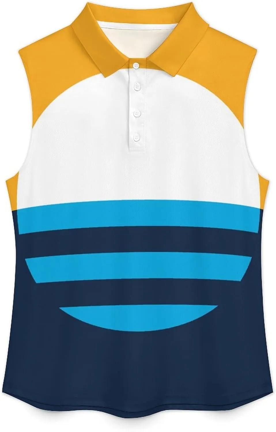 The People's Flag of Milwaukees Women's Sleeveless Golf Polo Shirts Athletic Tank Tops