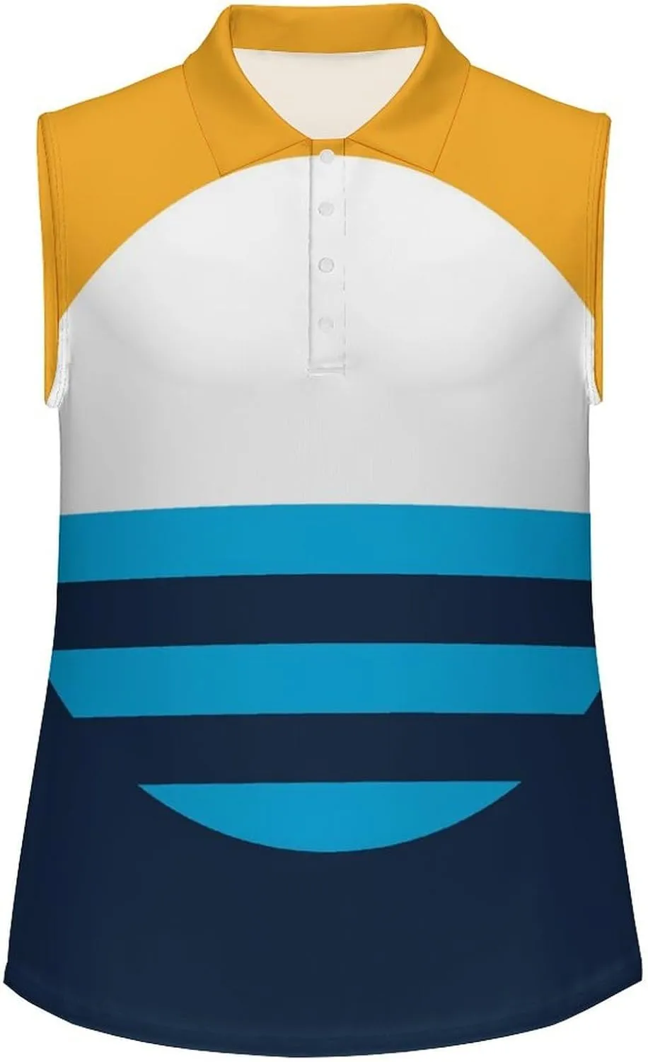 The People's Flag of Milwaukees Women's Sleeveless Golf Polo Shirts Athletic Tank Tops