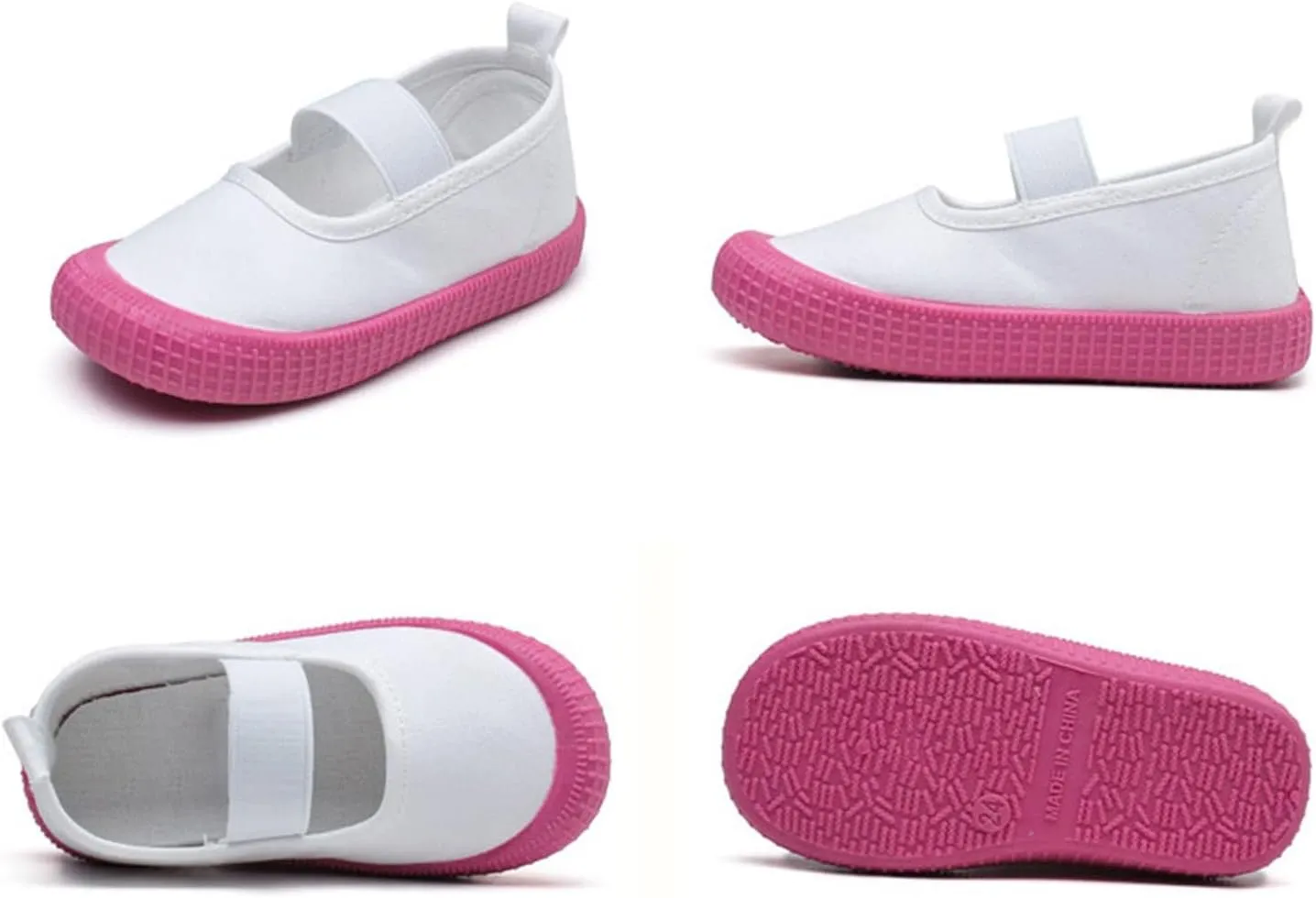 Toddler Baby Boy Girl Shoes Flat Shoes Bao Head One Foot Off Girl Canvas Shoes Baby Soft Sole Casual Shoes Girl Buts