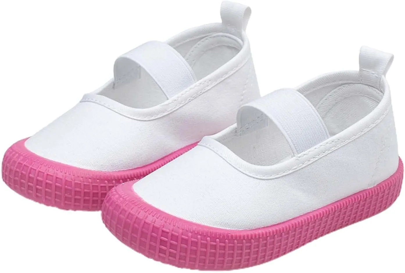 Toddler Baby Boy Girl Shoes Flat Shoes Bao Head One Foot Off Girl Canvas Shoes Baby Soft Sole Casual Shoes Girl Buts