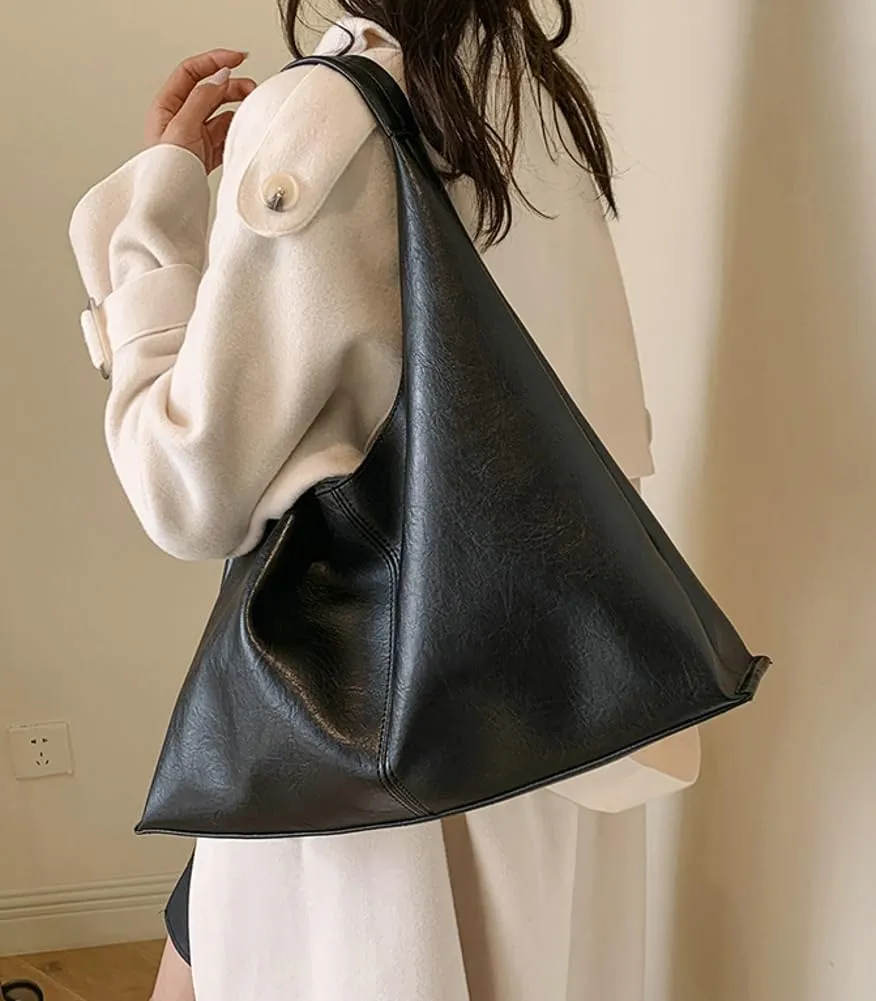 Tote Bags for Women Vegan Leather 2pcs Top Handle Satchel Purse Oversized Shoulder Handbag Hobo Bags