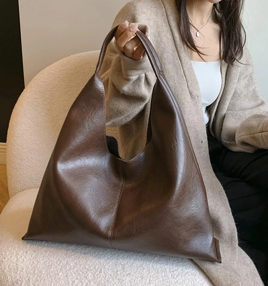 Tote Bags for Women Vegan Leather 2pcs Top Handle Satchel Purse Oversized Shoulder Handbag Hobo Bags
