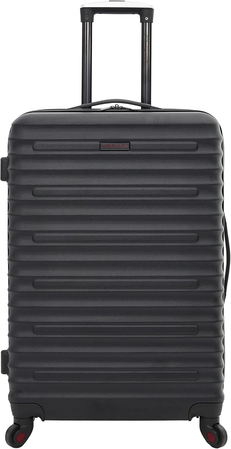 Travelers Club Orion Luggage and Travel Accessories, Black, 6-Piece Set