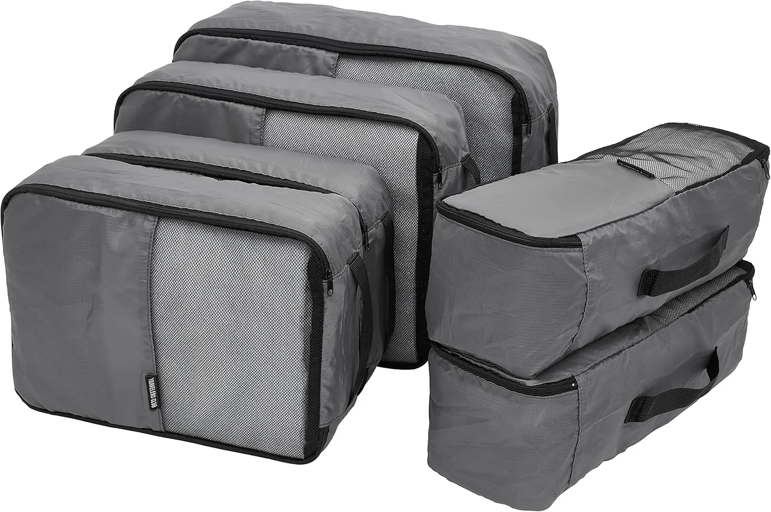 Travelers Club Riddock Luggage and Travel Accessories, Charcoal, 14-Piece Set