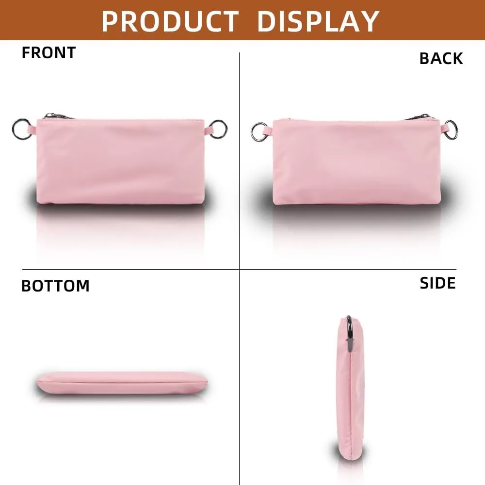 Trendy Crossbody Bags for Women Lightweight Nylon Shoulder Bag waterproof Waist Packs small purse for Travel sports