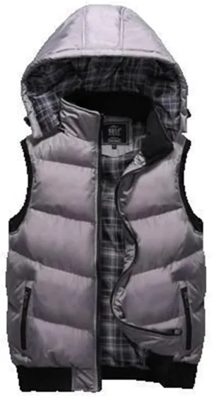 Vests Spring Winter Sleeveless Jackets Male Cotton-Padded Men Thicken Waistcoats,YA767